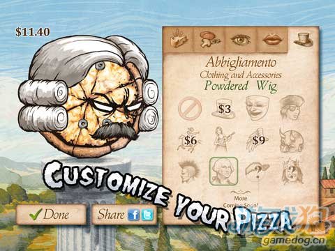 iOS无厘头恶搞游戏推荐《披萨大战骷髅》