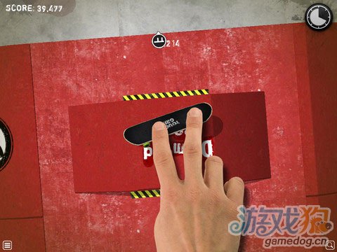 《手指滑板 HD》（Touchgrind HD）游戏画面