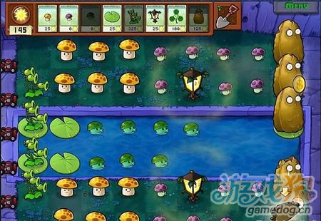 植物大战僵尸通关攻略 关卡：4-4