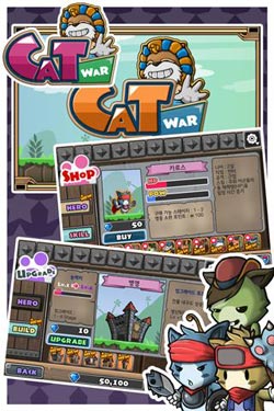 Android策略塔防类游戏推荐：群猫大战 Cat War