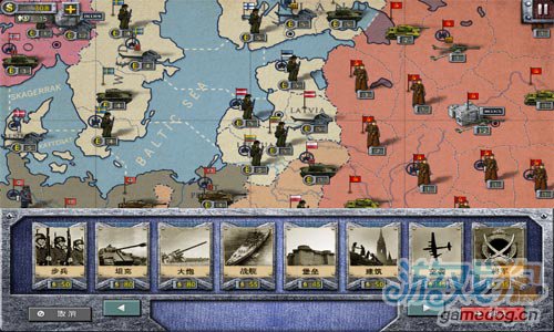 二战背景策略游戏：欧陆战争2 改变历史3