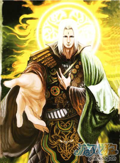 三国杀插画的设计细节系列之神吕蒙