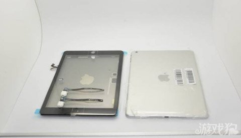 深空灰色版本iPad5外壳以及部件惨遭曝光2