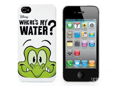 鳄鱼小顽皮爱洗澡2正品迪士尼iPhone4S手机壳1