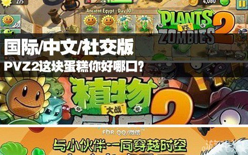 国际/中文/社交版 PVZ2这块蛋糕你好哪口？1