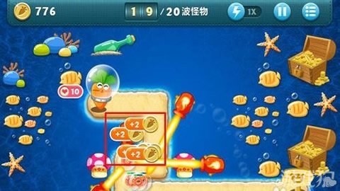 保卫萝卜深海5攻略金萝卜全图文过关