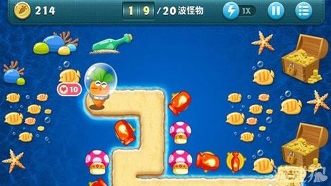 保卫萝卜深海5攻略金萝卜全图文过关