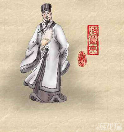 啪啪三國人物歷史背景之諸葛亮:諸葛亮(181-234),字孔明,號臥龍(也作