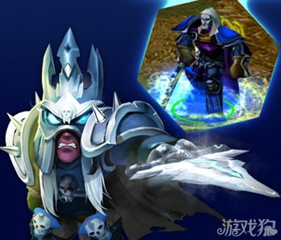 原版和《暴雪英雄传》版寒冰王霸气的造型,拉风的大剑……小鲜肉,快到