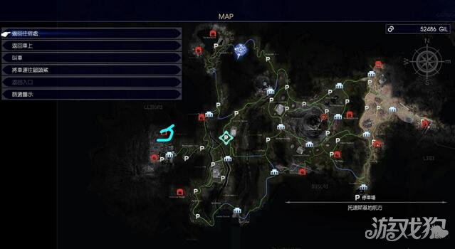 最终幻想15迷宫位置图图片