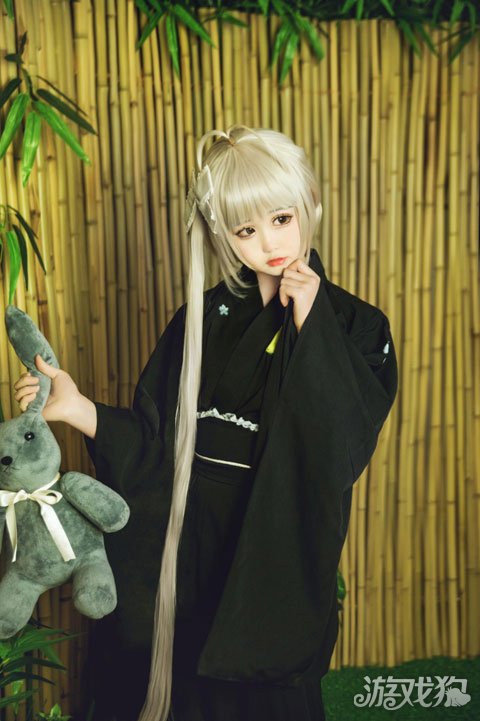 缘之空春日野穹长和服cos 这个穹妹可爱到炸裂