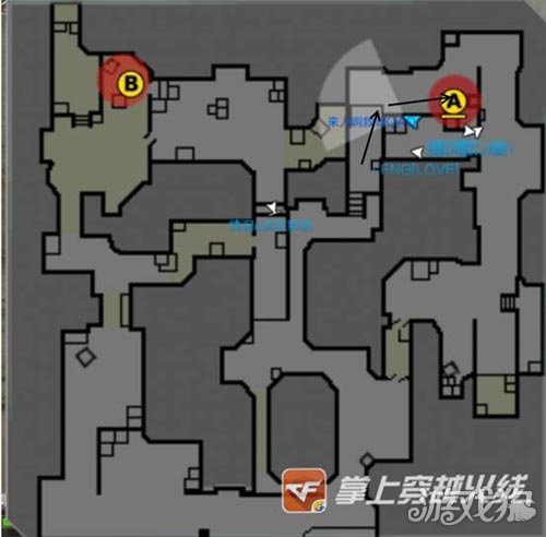 穿越火线枪战王者沙漠灰a点地图最轻松打法