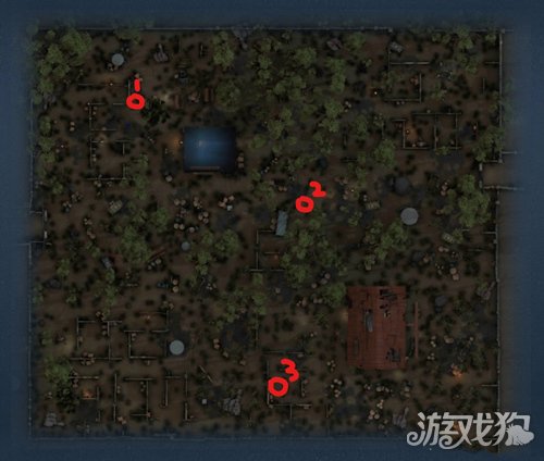 军工厂地图地窖位置图片