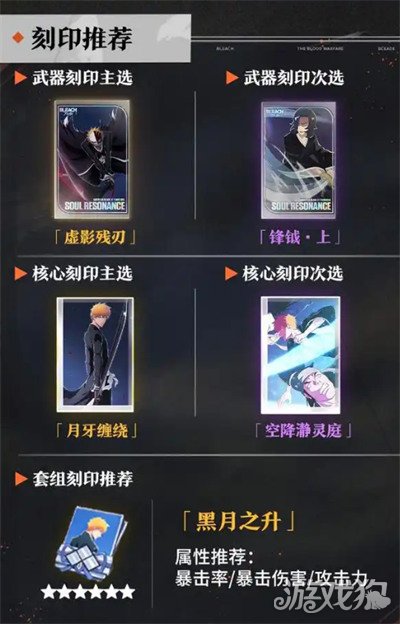 境界刀鸣黑崎一护刻印怎么选1