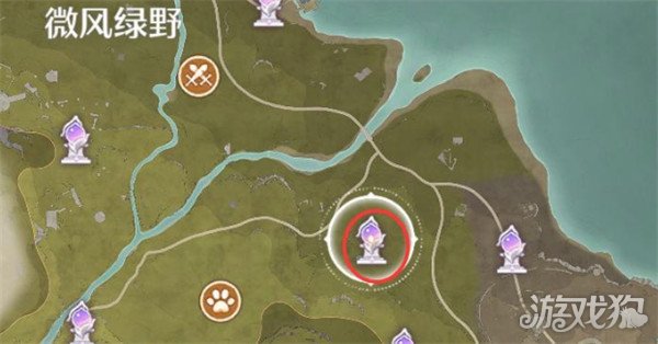 无限暖暖敲下纪念之章河畔山地盖章点在哪1